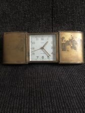 Vintage Semca Swiss Seven Jewels Desk Travel Alarm Clock for picture
