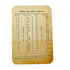 c1905 Railroad Length MPH Card Calculator Railway & Locomotive Engineering Magaz picture