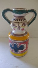 Vintage Italian Desimone Italy 03 Vase Pottery Figurine Folk Art picture