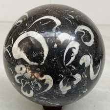 Natural Shell Jasper Thousand Eye Stone Crystal Polished Ball Healing (10.62LB) picture