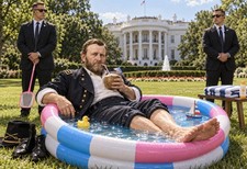 Ulysses S. Grant Presidential Pool Party AI 13