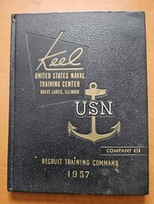 1957 Keel United States Naval Training Center Company 418 picture
