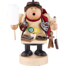 NEW IN BOX - KWO Gingerbread Vendor - German Christmas Smoker / Incense Burner picture