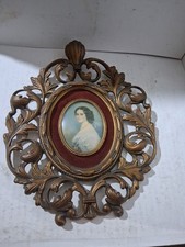 Vtg Cameo Creation Hanging Wall Art Plaque Comtesse Louisa Cercle/ Winterhalter picture