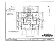 Photo:Ludlow KY Elmwood Hall 1900s Floor Plan 246 Forest Ave HABS picture