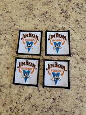 Jim Beam Bourbon Rodeo Patches Embroidered Iron-on Lot of (4) picture