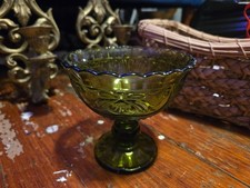 Vintage glass candy dish picture