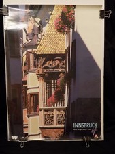 Vintage Innsbruck Austria Travel Poster 33 x 23.5
