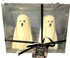 Mikasa 2-Piece Flameless LED Ghost Candle Set Halloween Decor, Boxed picture