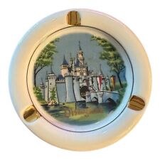Vintage Disneyland Castle Porcelain Ashtray 1960s Made in JAPAN picture
