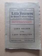 LITTLE JOURNEYS Nov. 1906 - Lord Nelson and Lady Hamilton  - ELBERT HUBBARD picture
