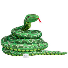 Brinjoy Giant Snake Stuffed Animal 149 Inch Large Lifelike Jumbo Animal Plush picture