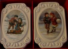 SOAP VINTAGE AVON WINTER FROLICS  UNUSED IN BOX - 2 Bars Winter Decals picture