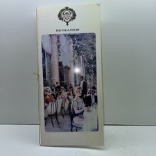 The Plaza Hotel Palm Court Menu 5th Avenue New York Central Park 2005 picture