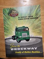 1970's? Brockway Trucks Cab Over Brochure 4 Pages picture