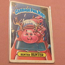 Topps 1986 Garbage Pail Kids Non-Sport Cards Lot of 2 #142b Hunted Hunter picture