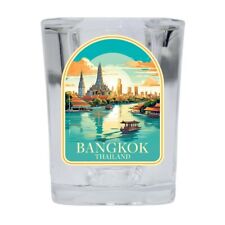 Bangkok Thailand A Souvenir 2.5 Ounce Shot Glass Square picture