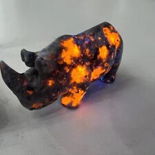 2‘’ Natural Flame stone rhino Carved quartz Crystal Healing random 1pc picture
