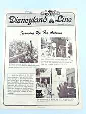 Disneyland Line Sept. 28, 1978 Cast Member News Autumn Renovations picture