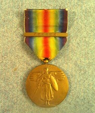 WWI Victory Medal France Campaign Bar THE GREAT WAR FOR CIVILIZATION picture