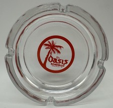 The Oasis Bordello Wallace, ID Clear Ashtray 4” Round picture