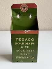 RARE 1930's Texaco Road Map Holder Display Give Accurate Road Information picture
