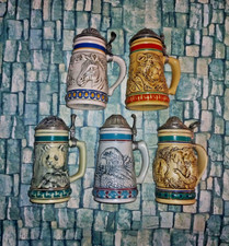 Avon Endangered Species Stiens Set of 5 Good Condition Vintage picture