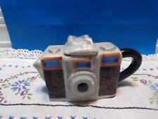 Vintage Camera One Cup Small Teapot or Creamer picture