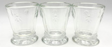 3 La Rochere Bee Collection Shot or Small Juice Glasses Embossed Made in France picture
