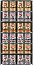 PHILLIPS 66 OIL CAN MIX DISPLAY RACK GAS STATION PRINTED SIGN REMAKE ALUMINUM picture