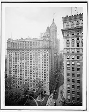 Photo:New York City NY Broadway Trinity Building 1910s Skyline Street View picture