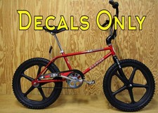 NOS Schwinn Mag Scrambler Phantom 1970’s /80's reproduction Decals Award Winning picture