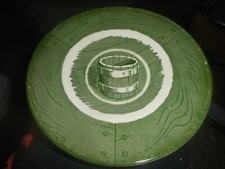 Colonial Homestead by Royal Green sauce Bowl 5 7/8 inch Water Barrell 1950 picture