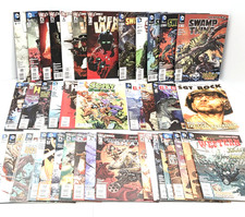 DC New 52 Comic Lot of 40 Swamp Thing Frankenstein All Star Western Men of War picture