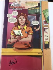 2022 Online Exclusive IDW Comics TrveKvlt The Workday Explained Variant Signed picture