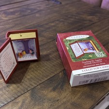 2001 Hallmark Ornament TRACKING the JAGULAR 4th Book Series Pooh Piglet picture