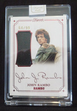 RAMBO Keepsake Collection #35 Laser Signapatch GUN RELIC Card (64/99) W/Case picture