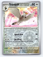 Tranquill 134/162 Common Temporal Forces Pokemon Reverse Holo Lightly Played picture