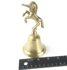 Solid Brass Unicorn Desk Bell Figurine 6