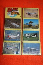 DRAGE 8 x AIRWORLD MATCHES  NUMBERED 1-8 IN SEALED CELLOPHANE FEATURING PLANES picture