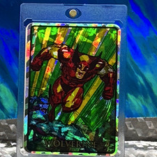 Marvel 1992 Marvel Vending Machine Sticker  Hologram Wolverine VERY RARE picture