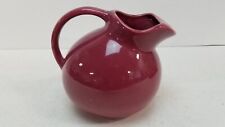 Vintage Maroon Pitcher Approx. 7.25
