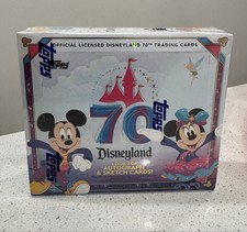 2025 TOPPS DISNEYLAND 70th Anniversary HOBBY BOX (96 Cards) Disney Brand New QTY picture
