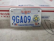 Alabama Expired 2020 MotorcycleLicense plate 9GA09 picture