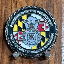 175th Security Forces Squadron Commander Challenge Coin  M#29 picture