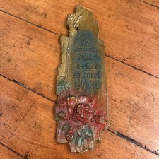 A.E. Mitchell Art Co 1928 Metal Plaque We are unto God a sweet savour of Christ picture