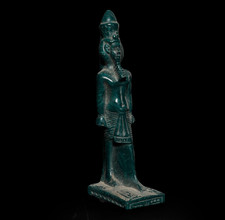 Authentic Ancient Egyptian Antique Rare King Akhenaten Statue Figurine BC picture