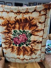 AWESOME  Antique Victorian Molehair Carriage Blanket, Sleigh, Lap. GREAT PRICE picture