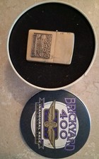 Zippo Brass Brickyard 400 Inaugural Race 1994 Lighter With Tin picture