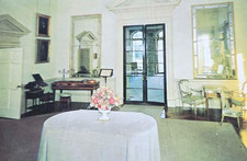 Monticello Thomas Jefferson Charlottesville Drawing Room Postcard picture
